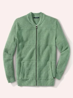 Zip-Jacke Strukturmix