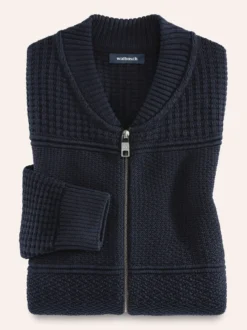 Zip-Jacke Strukturmix