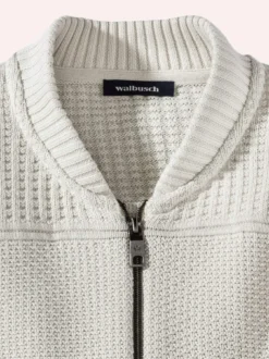 Zip-Jacke Strukturmix