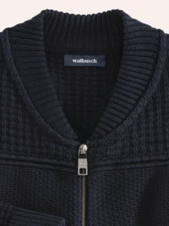 Zip-Jacke Strukturmix
