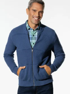Zip-Jacke Strukturmix