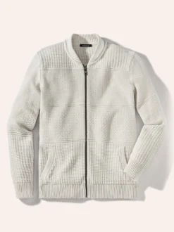 Zip-Jacke Strukturmix