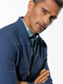 Zip-Jacke Strukturmix