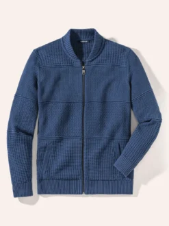Zip-Jacke Strukturmix