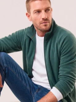 Zippjacke aus Polarfleece