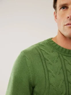 Zopfpullover Woolcot